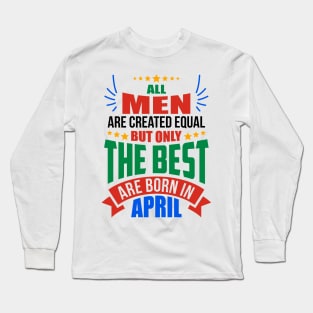 APRIL Birthday Special - MEN Long Sleeve T-Shirt